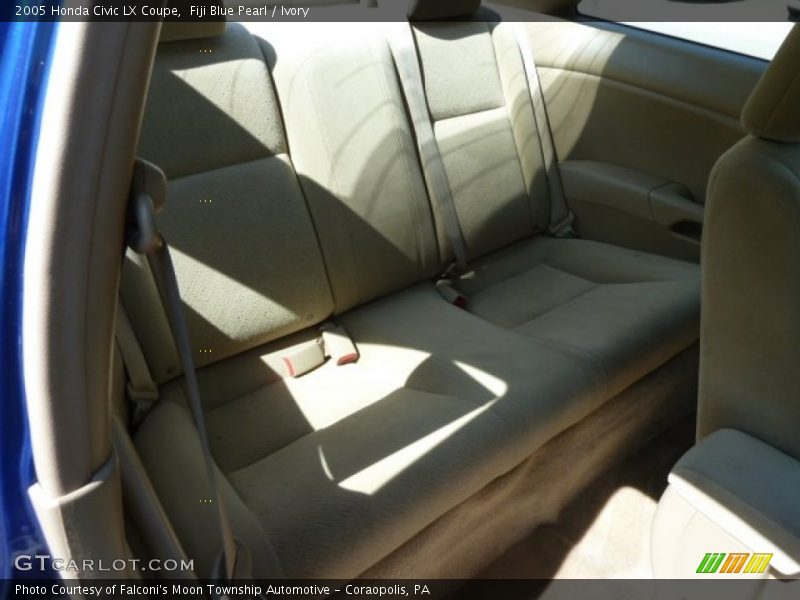 Fiji Blue Pearl / Ivory 2005 Honda Civic LX Coupe