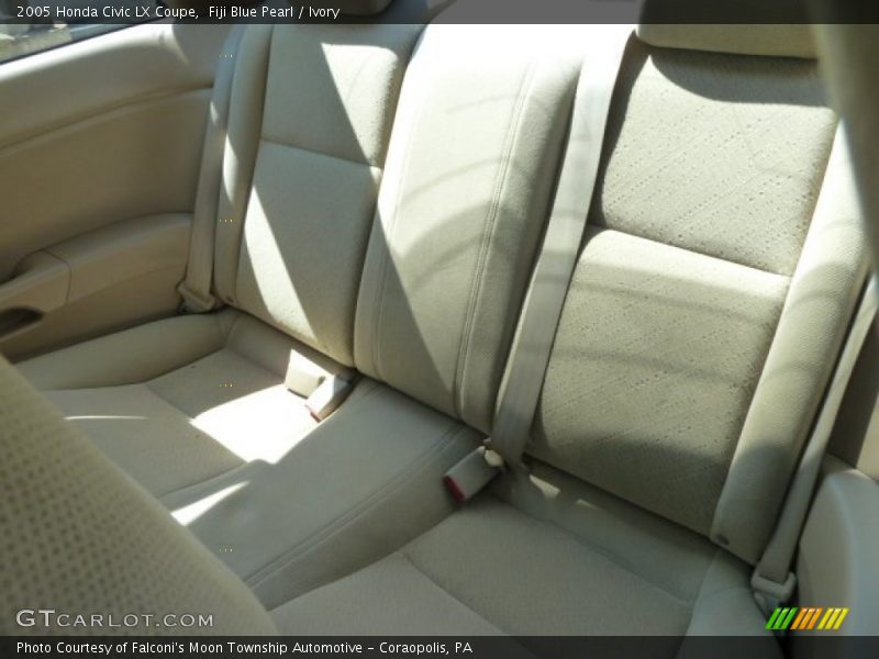 Fiji Blue Pearl / Ivory 2005 Honda Civic LX Coupe