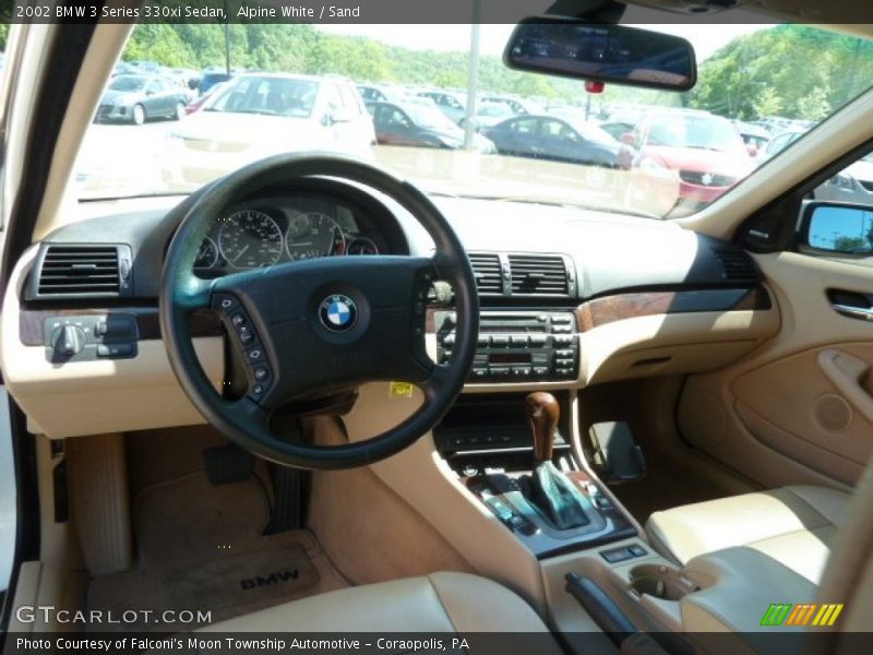 Alpine White / Sand 2002 BMW 3 Series 330xi Sedan