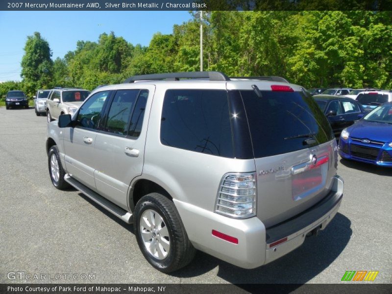 Silver Birch Metallic / Charcoal Black 2007 Mercury Mountaineer AWD