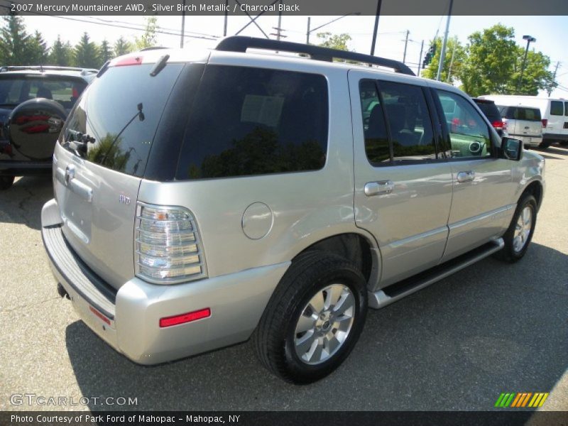 Silver Birch Metallic / Charcoal Black 2007 Mercury Mountaineer AWD