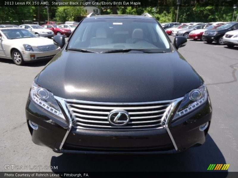 Stargazer Black / Light Gray/Ebony Birds Eye Maple 2013 Lexus RX 350 AWD
