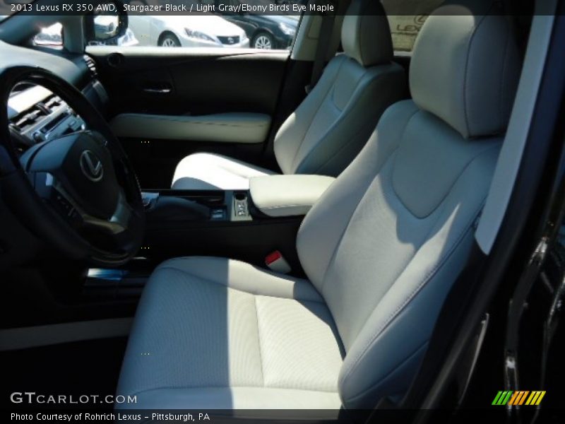 Stargazer Black / Light Gray/Ebony Birds Eye Maple 2013 Lexus RX 350 AWD