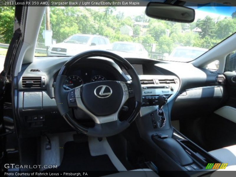 Stargazer Black / Light Gray/Ebony Birds Eye Maple 2013 Lexus RX 350 AWD