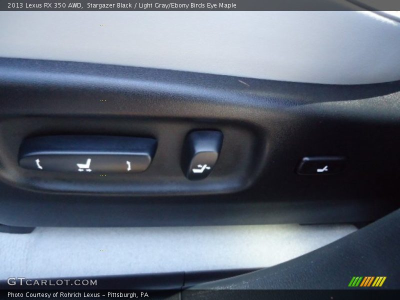 Stargazer Black / Light Gray/Ebony Birds Eye Maple 2013 Lexus RX 350 AWD