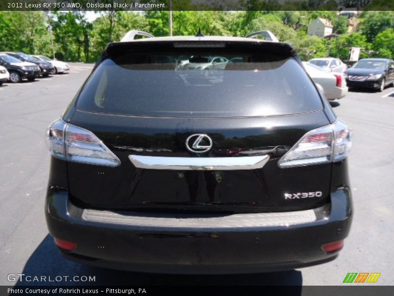 Obsidian Black / Parchment 2012 Lexus RX 350 AWD