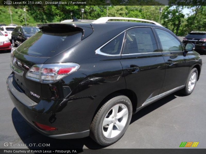 Obsidian Black / Parchment 2012 Lexus RX 350 AWD