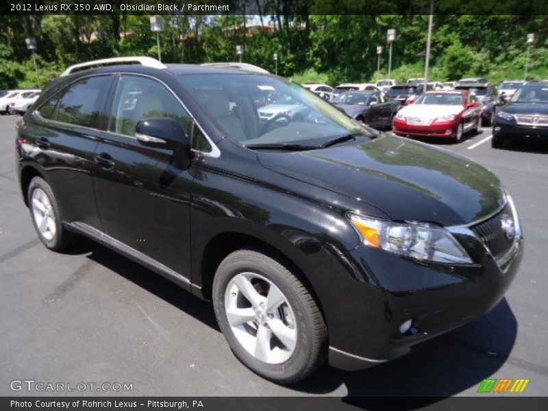 Obsidian Black / Parchment 2012 Lexus RX 350 AWD
