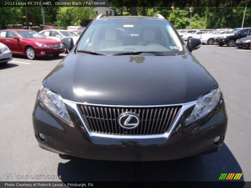 Obsidian Black / Parchment 2012 Lexus RX 350 AWD