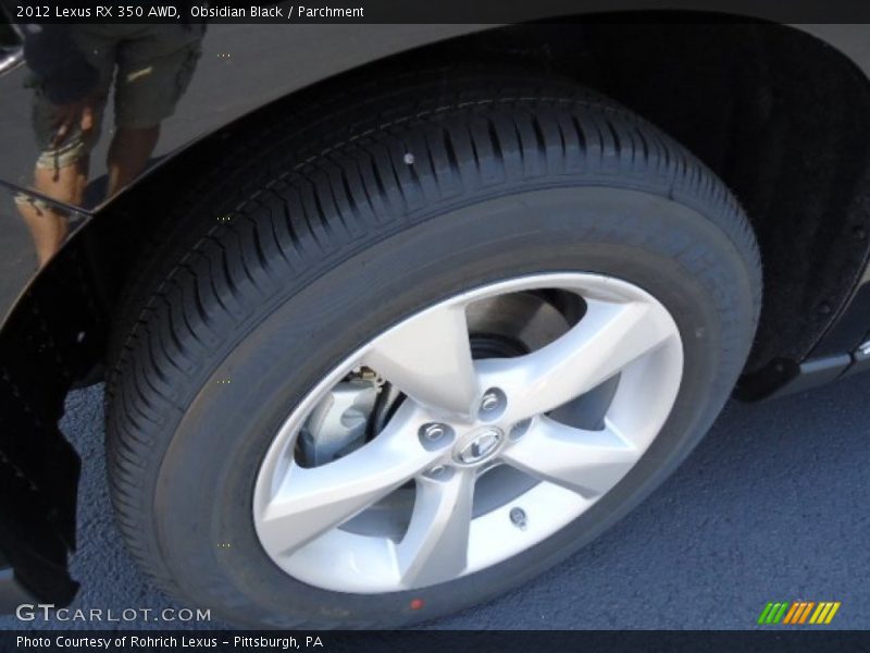 Obsidian Black / Parchment 2012 Lexus RX 350 AWD