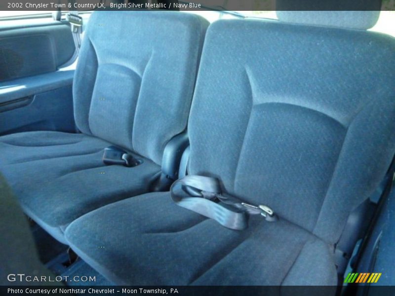 Bright Silver Metallic / Navy Blue 2002 Chrysler Town & Country LX