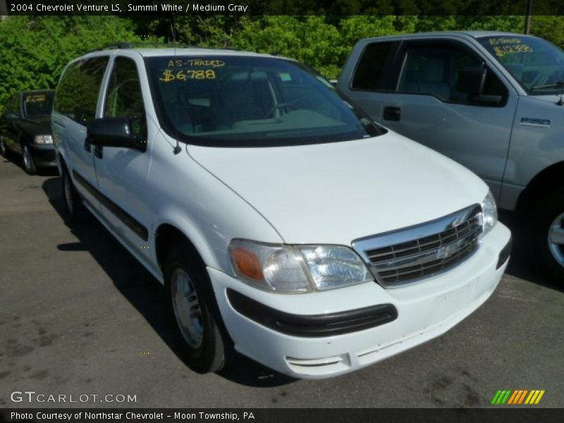 Summit White / Medium Gray 2004 Chevrolet Venture LS