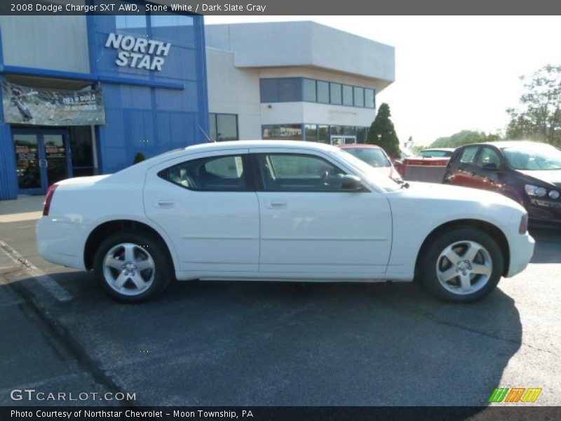 Stone White / Dark Slate Gray 2008 Dodge Charger SXT AWD