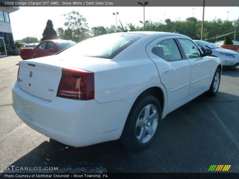 Stone White / Dark Slate Gray 2008 Dodge Charger SXT AWD