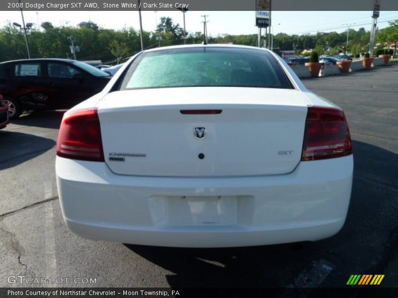 Stone White / Dark Slate Gray 2008 Dodge Charger SXT AWD