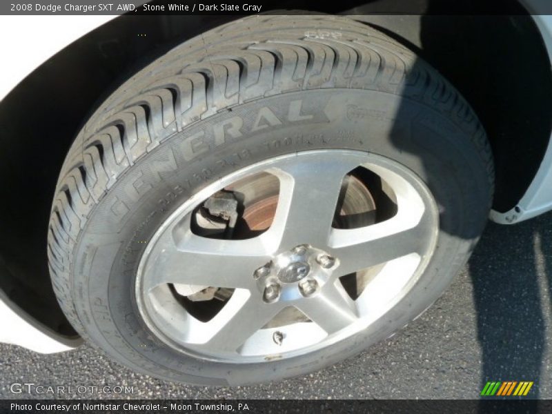 Stone White / Dark Slate Gray 2008 Dodge Charger SXT AWD