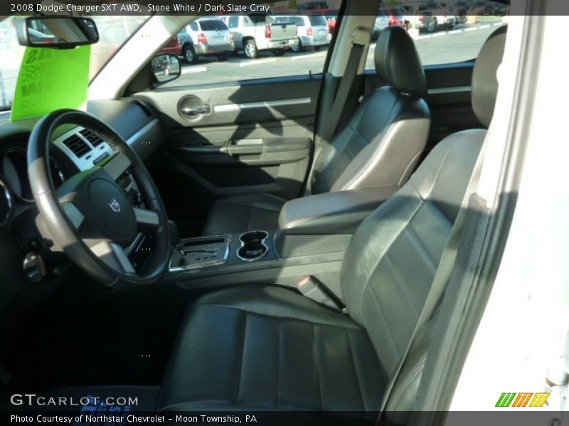 Stone White / Dark Slate Gray 2008 Dodge Charger SXT AWD