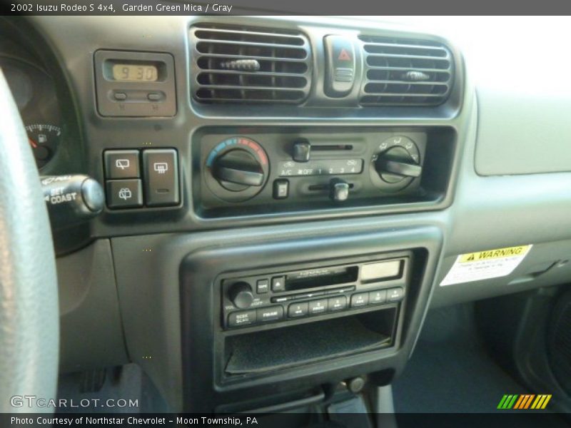 Garden Green Mica / Gray 2002 Isuzu Rodeo S 4x4