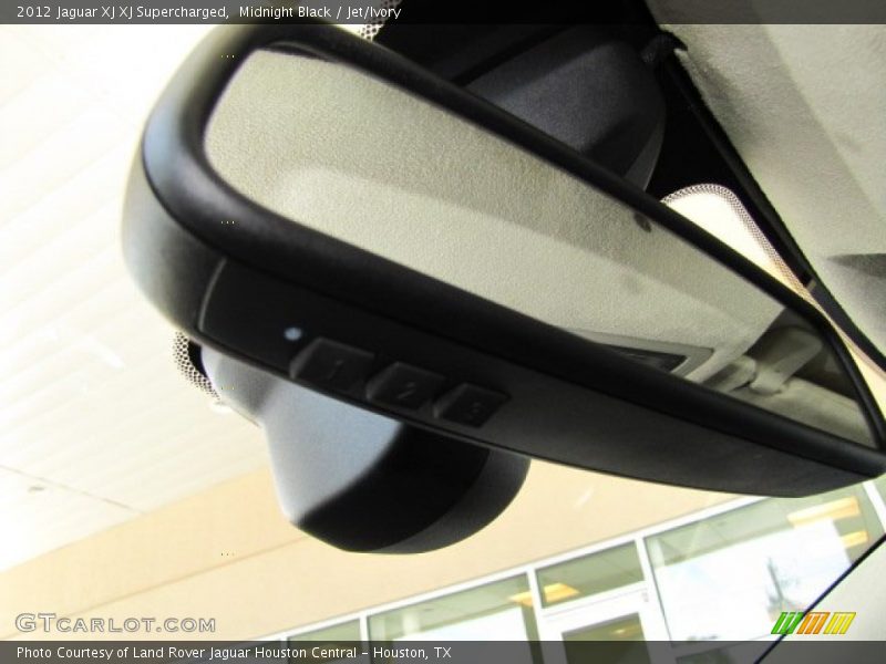 Midnight Black / Jet/Ivory 2012 Jaguar XJ XJ Supercharged