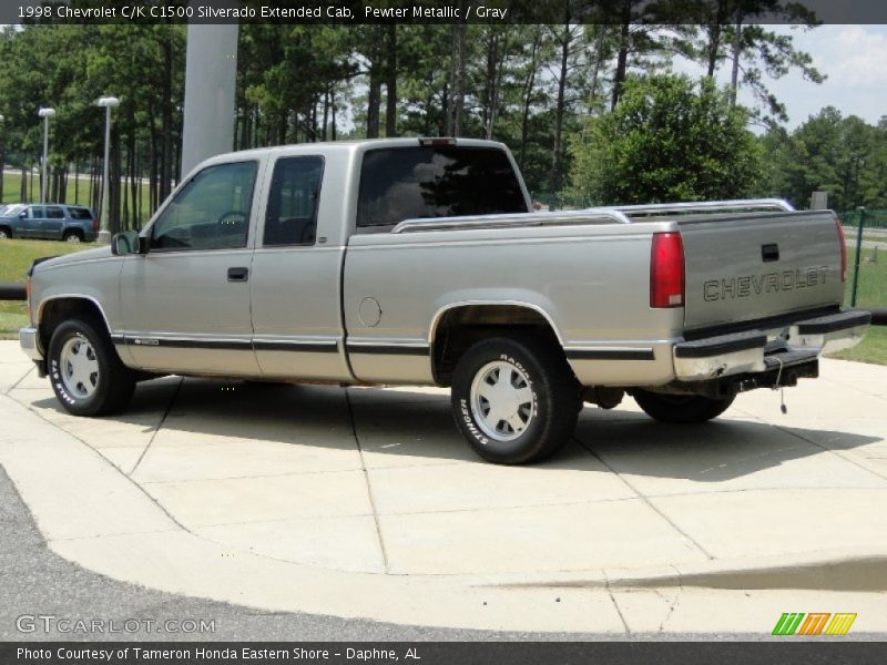 Pewter Metallic / Gray 1998 Chevrolet C/K C1500 Silverado Extended Cab