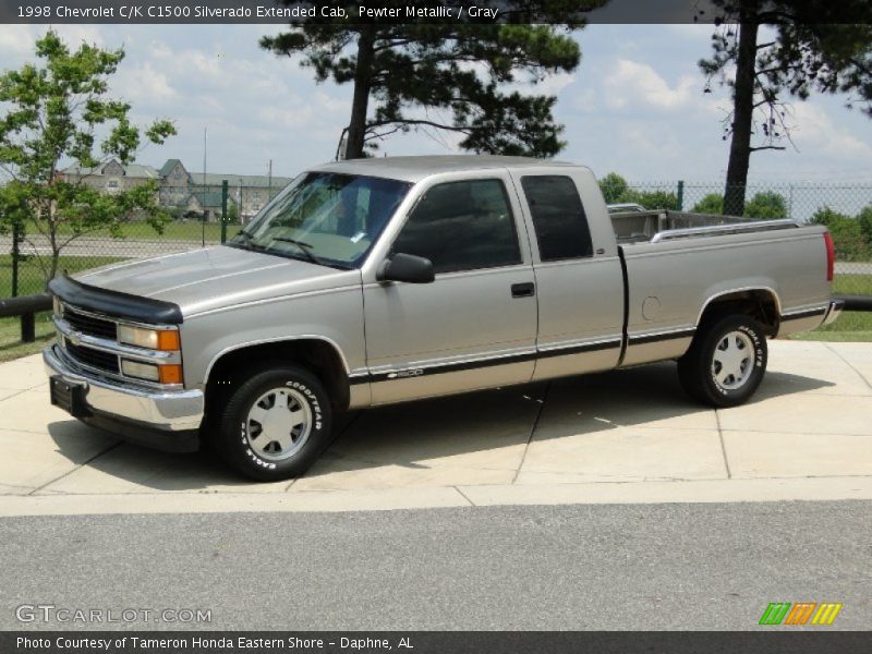  1998 C/K C1500 Silverado Extended Cab Pewter Metallic
