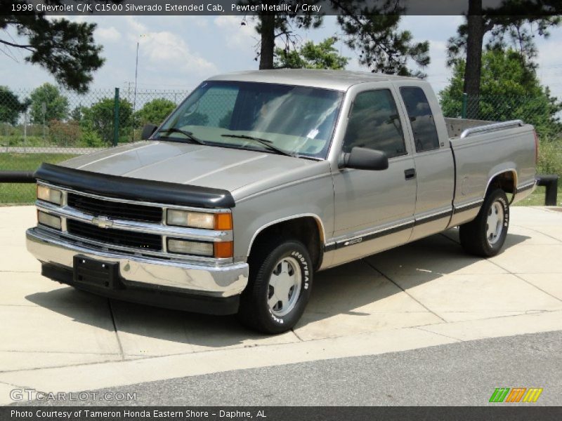 Front 3/4 View of 1998 C/K C1500 Silverado Extended Cab