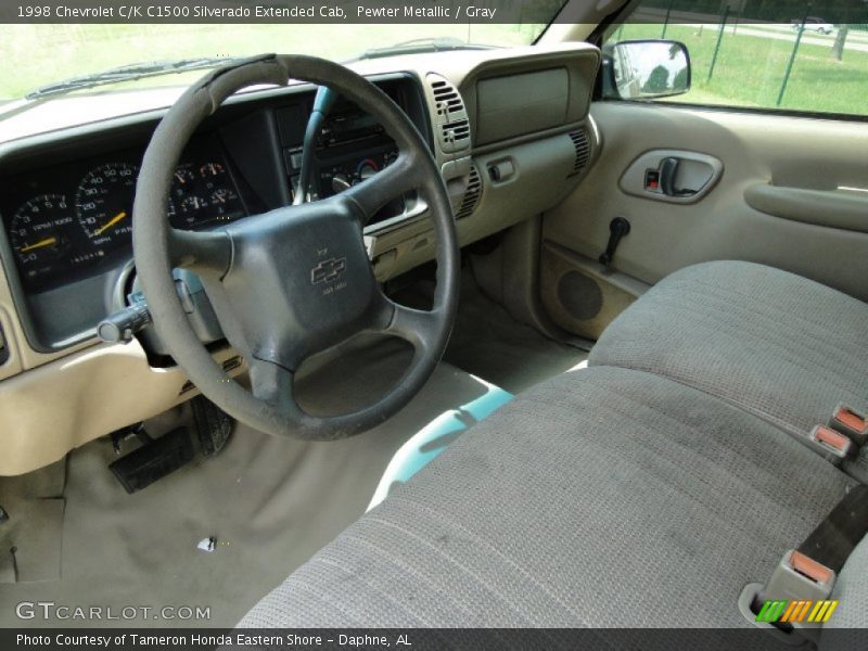  1998 C/K C1500 Silverado Extended Cab Gray Interior