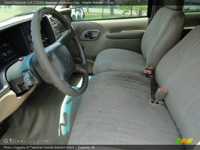  1998 C/K C1500 Silverado Extended Cab Gray Interior