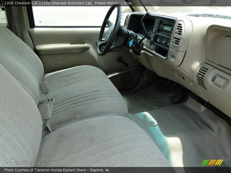 Pewter Metallic / Gray 1998 Chevrolet C/K C1500 Silverado Extended Cab