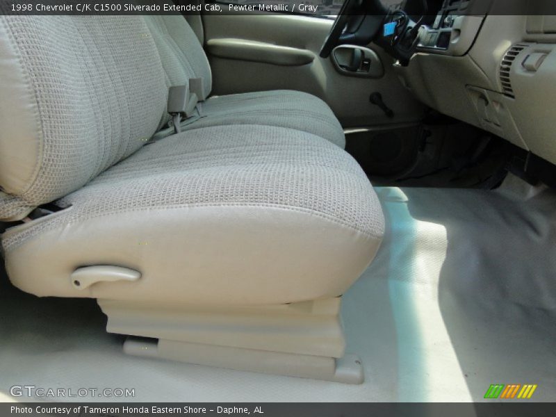 Pewter Metallic / Gray 1998 Chevrolet C/K C1500 Silverado Extended Cab