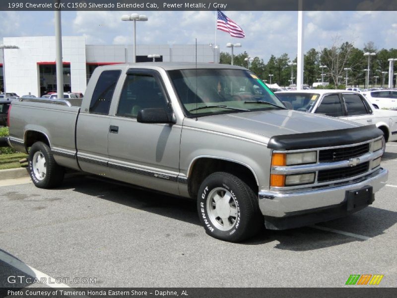 Front 3/4 View of 1998 C/K C1500 Silverado Extended Cab