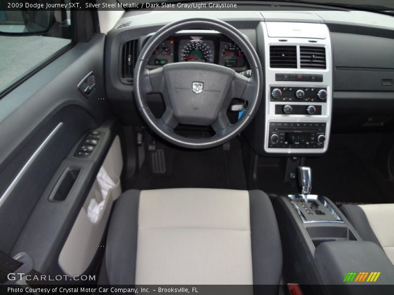 Silver Steel Metallic / Dark Slate Gray/Light Graystone 2009 Dodge Journey SXT