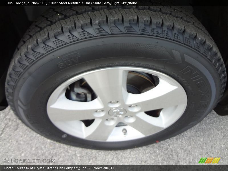 Silver Steel Metallic / Dark Slate Gray/Light Graystone 2009 Dodge Journey SXT