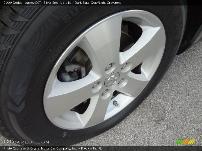 Silver Steel Metallic / Dark Slate Gray/Light Graystone 2009 Dodge Journey SXT