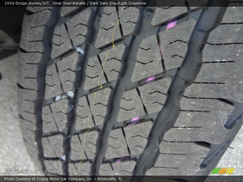 Silver Steel Metallic / Dark Slate Gray/Light Graystone 2009 Dodge Journey SXT