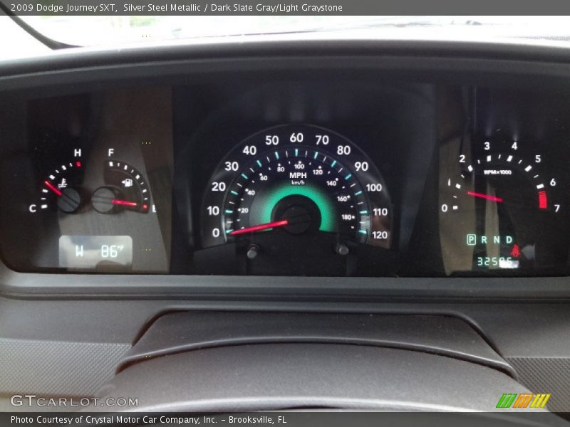 Silver Steel Metallic / Dark Slate Gray/Light Graystone 2009 Dodge Journey SXT