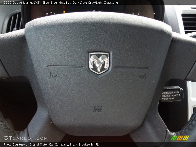 Silver Steel Metallic / Dark Slate Gray/Light Graystone 2009 Dodge Journey SXT