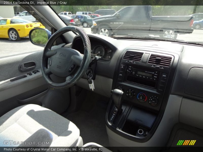 Imperial Blue / Gray 2004 Kia Sedona EX