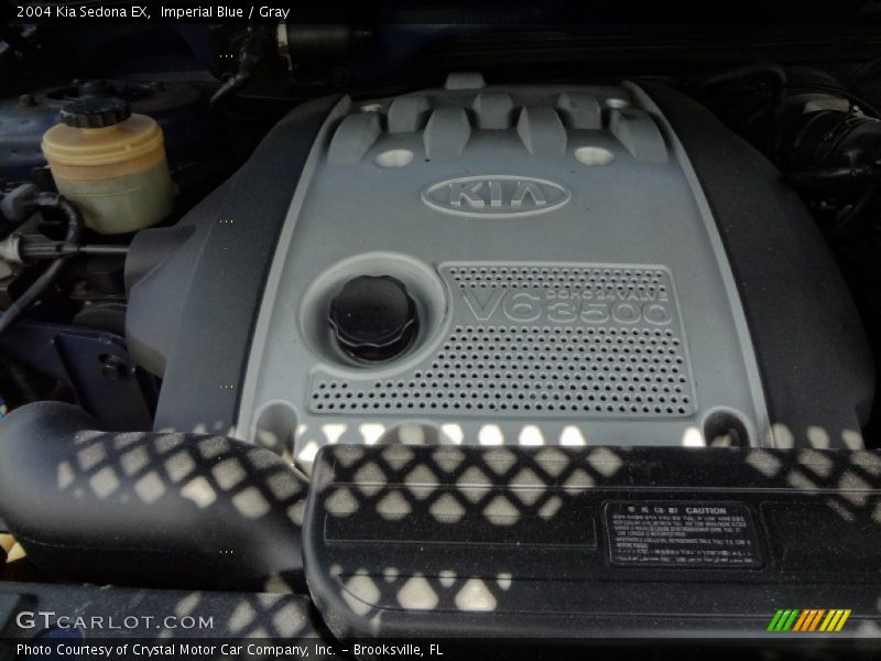Imperial Blue / Gray 2004 Kia Sedona EX