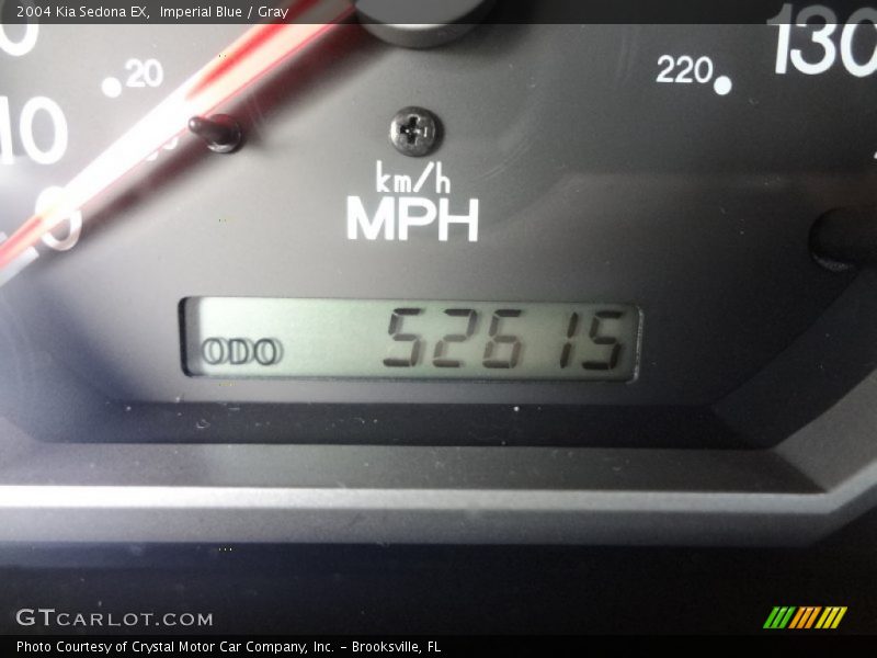 Imperial Blue / Gray 2004 Kia Sedona EX