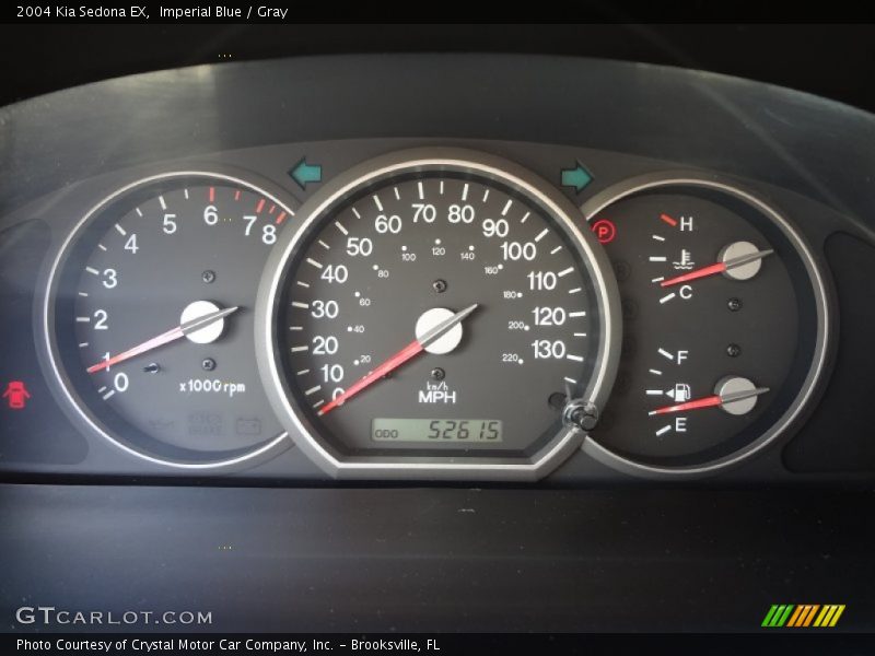 Imperial Blue / Gray 2004 Kia Sedona EX