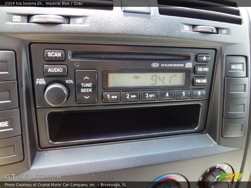 Imperial Blue / Gray 2004 Kia Sedona EX