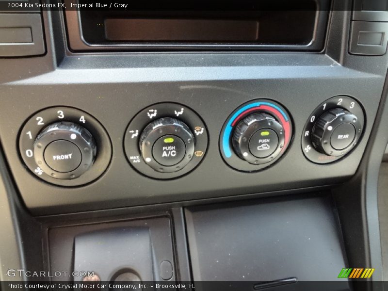 Imperial Blue / Gray 2004 Kia Sedona EX