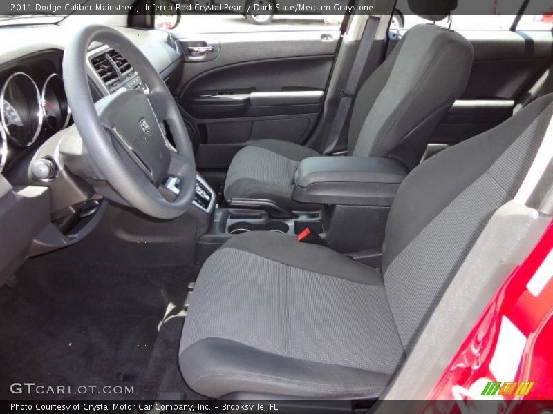 Inferno Red Crystal Pearl / Dark Slate/Medium Graystone 2011 Dodge Caliber Mainstreet