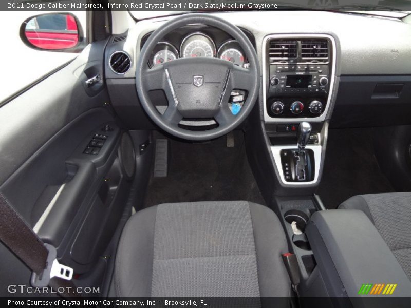 Inferno Red Crystal Pearl / Dark Slate/Medium Graystone 2011 Dodge Caliber Mainstreet