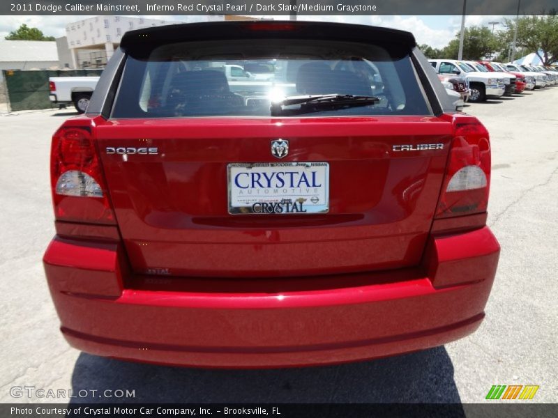 Inferno Red Crystal Pearl / Dark Slate/Medium Graystone 2011 Dodge Caliber Mainstreet