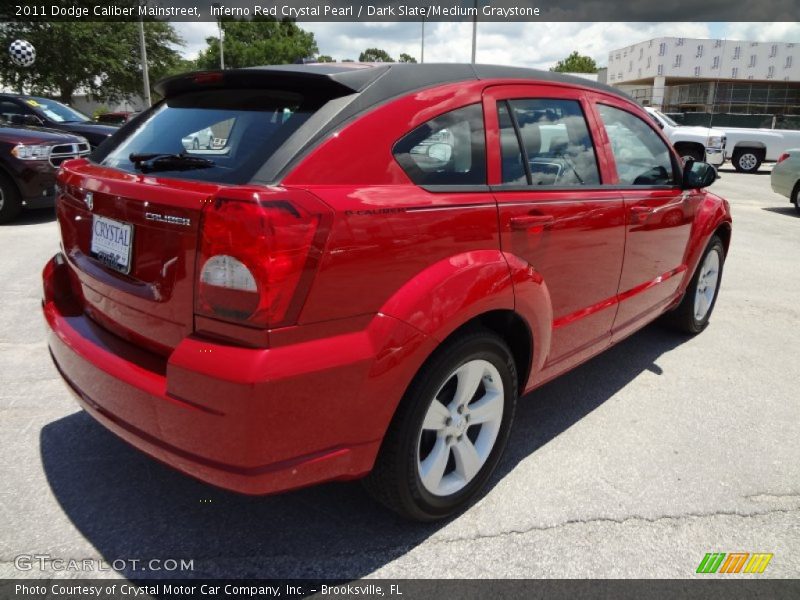 Inferno Red Crystal Pearl / Dark Slate/Medium Graystone 2011 Dodge Caliber Mainstreet