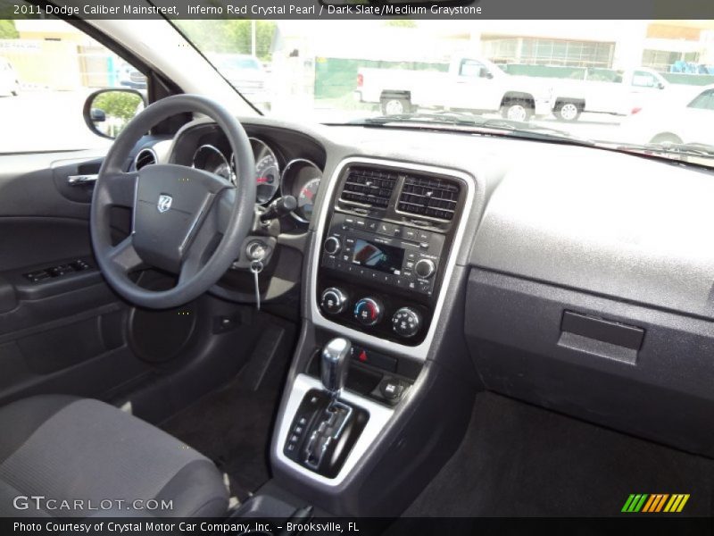 Inferno Red Crystal Pearl / Dark Slate/Medium Graystone 2011 Dodge Caliber Mainstreet