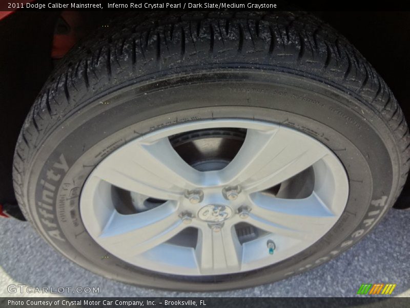 Inferno Red Crystal Pearl / Dark Slate/Medium Graystone 2011 Dodge Caliber Mainstreet