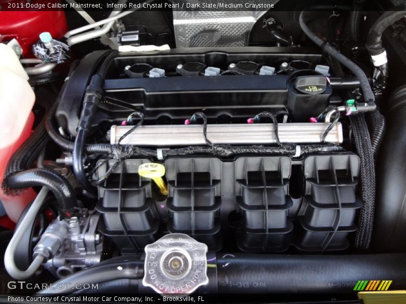 Inferno Red Crystal Pearl / Dark Slate/Medium Graystone 2011 Dodge Caliber Mainstreet